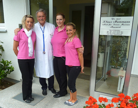 Praxisteam von Dr. med. Klaus Hammann
